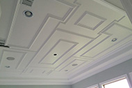 White Maze Ceiling Art